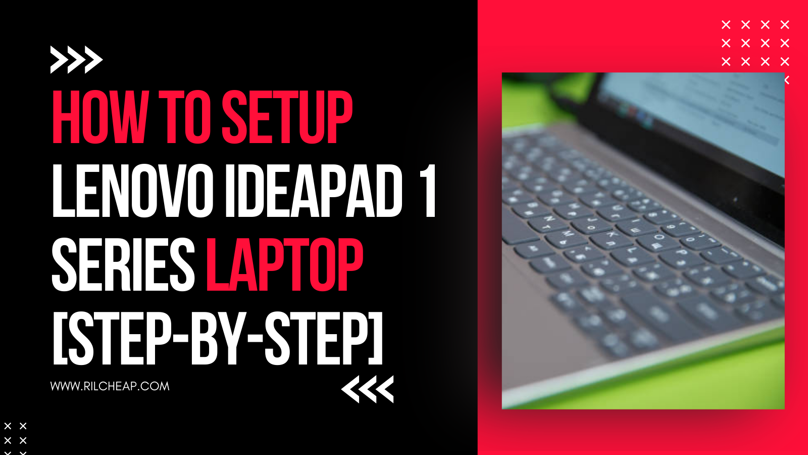 Image captioned How to Setup Lenovo Ideapad 1 Series Laptop [Step-by-Step]